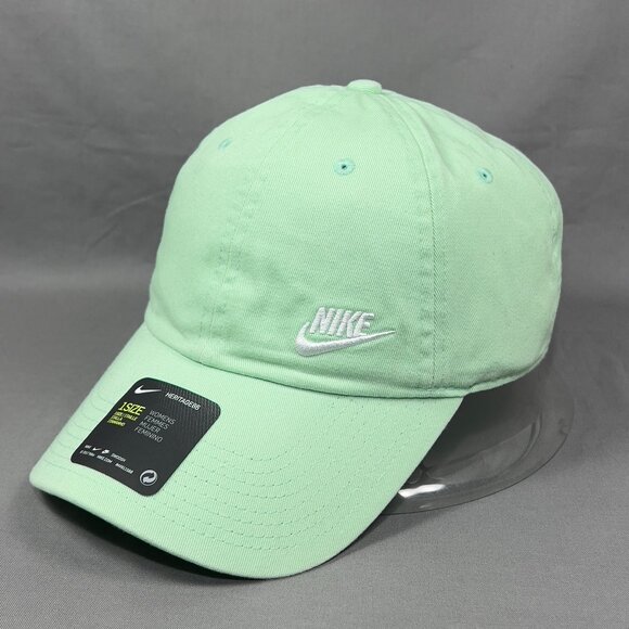 Nike Accessories - Nike Swoosh Heritage86 Strapback Hat Cap Green S1ze Baseball Tennis Golf Womens